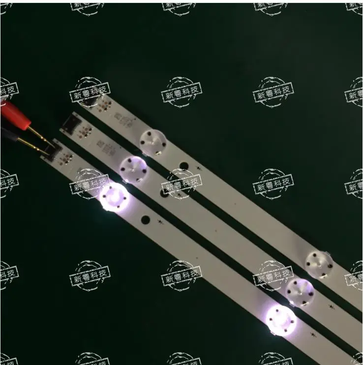 6 шт. новые оригинальные 3 + 4 светодиодные полосы цепи LF51 FHD A B для LGE WIC0P COB 43LF5100 CA