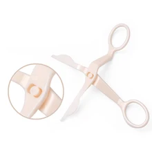 DANIU пластиковый помадка торт Декор окантовка ножницы цветок съемное лезвие выпечки инструменты Белый 10 см