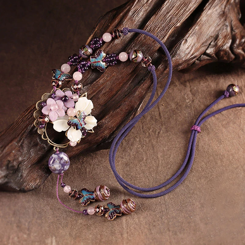  Pierre naturelle accessoires de fête bijoux faits à la main cadeau colliers et pendentifs mode bijo
