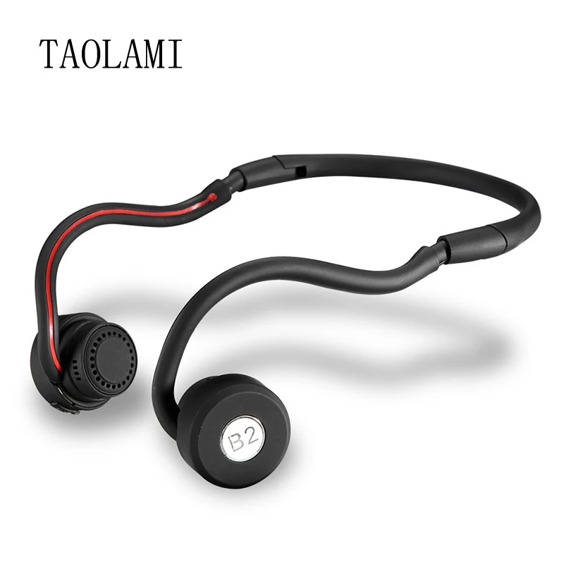 

Foldable Bone Conduction Wireless Earphone CSR Bluetooth Chip Headphones Stereo Sports Hands-free Headset For iphone Samsung