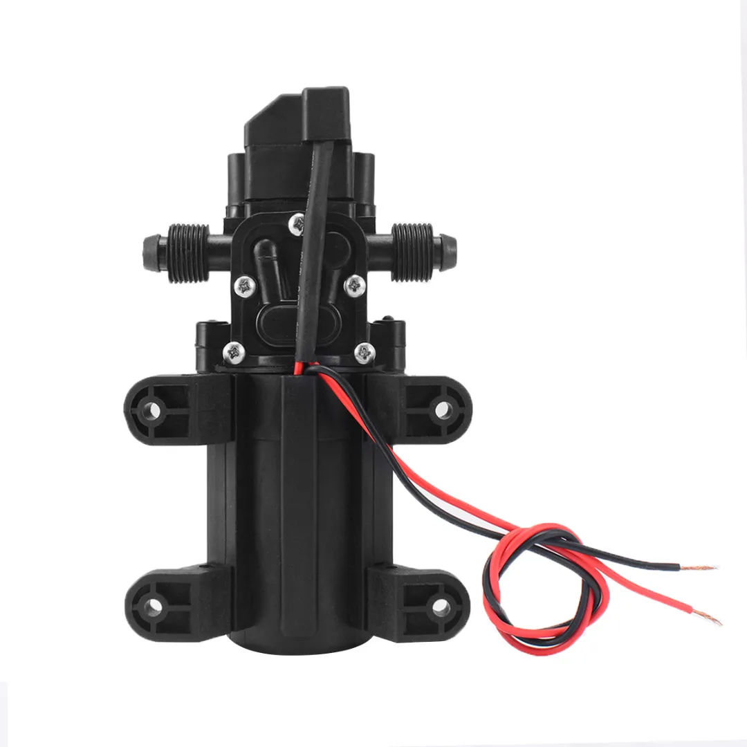 

Electric Car Wash Mini Diaphragm Water Pump DC 12V 72W 130PSI 6L/Min Water High Pressure Diaphragm Self Priming Pump