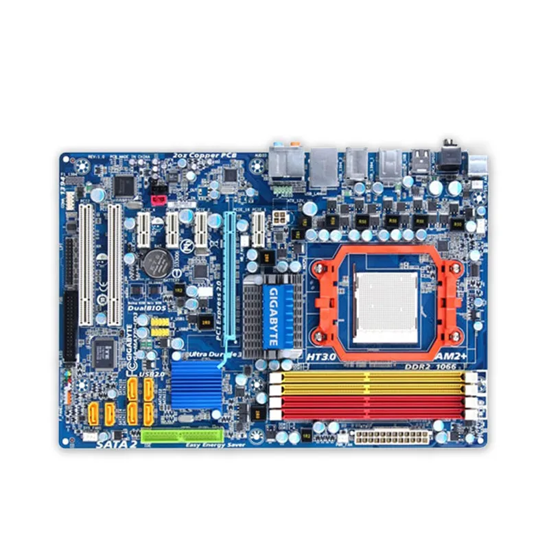 Для Gigabyte GA-MA770-UD3 оригинальная б/у настольная материнская плата MA770-UD3 770 Socket AM2 DDR2 SATA2 USB2.0 ATX