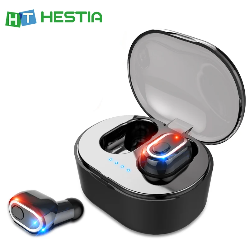 

L6 Bluetooth 5.0 Wireless Earphone TWS Sport Headphones Handsfree Ear Phones Earbuds Headset Earbud Earphones Case For Phone