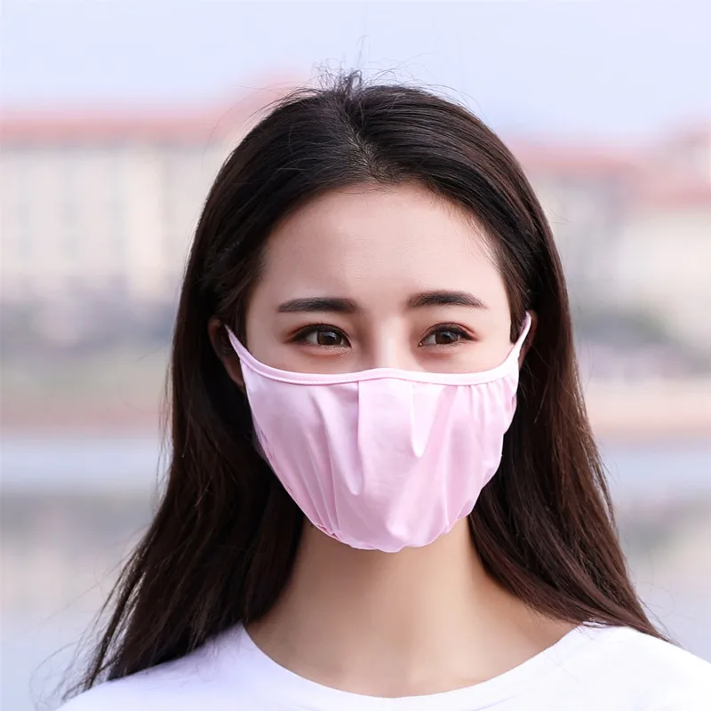 KKSHOW 1 Шт. Хлопок Рот Маска Черный Anti Dust Nose Protection Многоразовые Лицо Маски Для