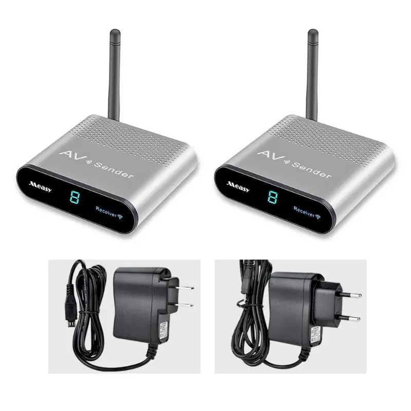 

AV550 Wireless AV Sender TV Set Top Box 5.8GHz Audio Video Signal Transmitter Receiver