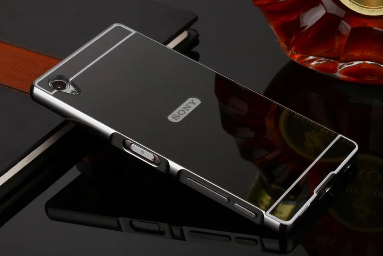 funda efecto espejo sony xperia z5 premium gris