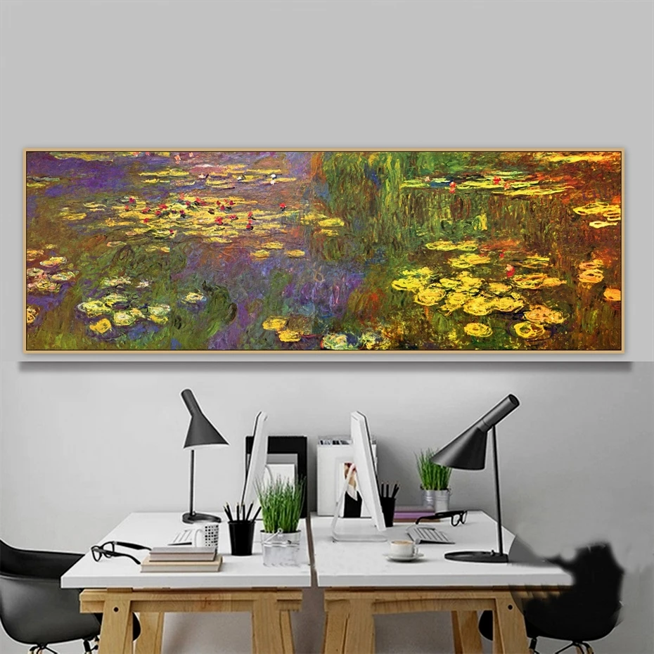 モネのnympheas水園クロード モネの有名な歳印象派アーティストオリジナルキャンバス絵画家庭の壁の芸術 Painting Calligraphy Aliexpress モネのnympheas水園クロード モネの有名な歳印象派アーティストオリジナルキャンバス絵画家庭の壁の芸術 Painting Calligraphy Aliexpress