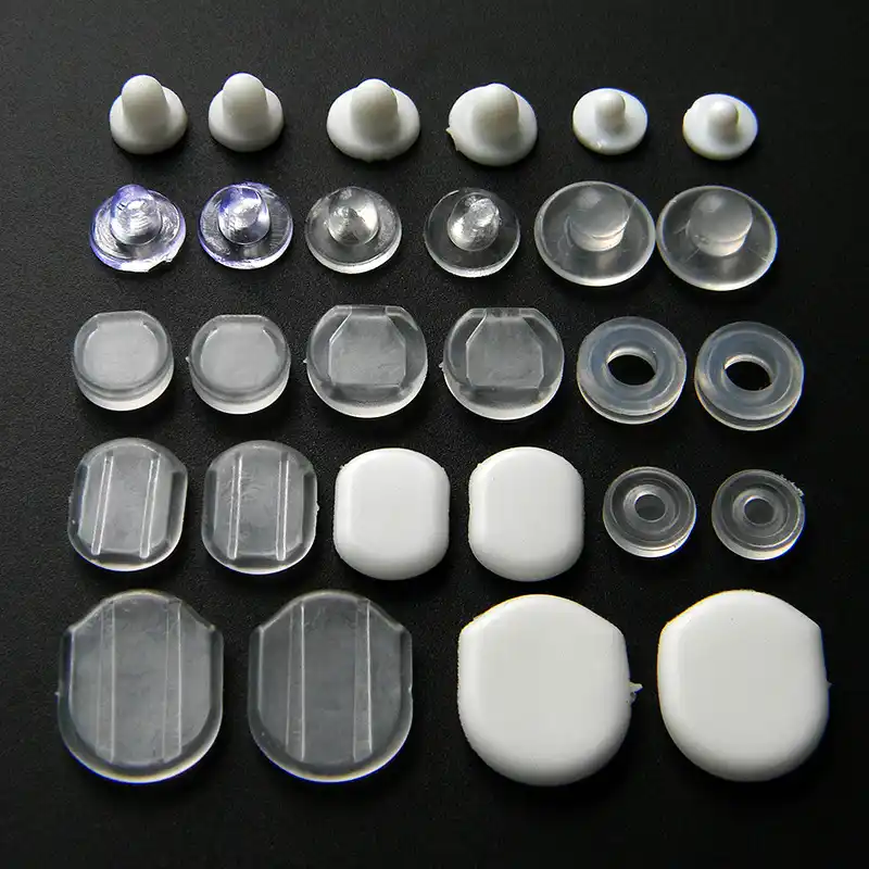 100pcs/Lot Ear Clip Anti Pain Pad DIY Handmade Clip on Earring Rubber