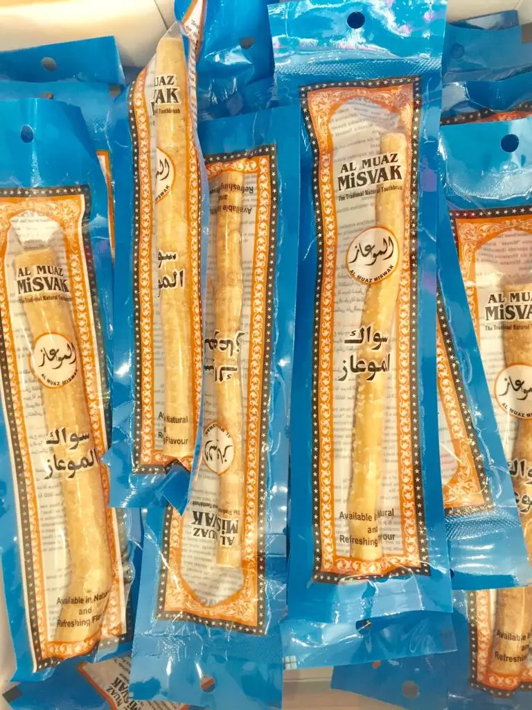 Set Of 10 Fresh Natural Toothbrush Misvak Miswak Arak, Siwak, Miswaak مسواك طيبة