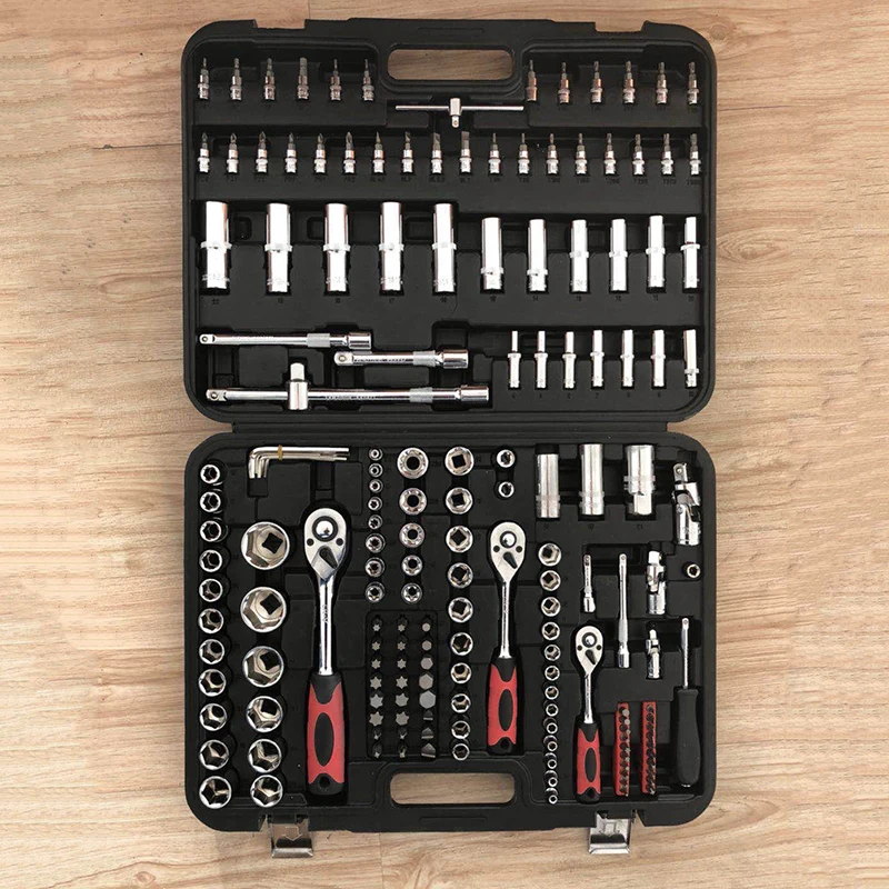 

171pcs High quality Spanner Sockets Set Auto Repair Tool Ratchet Wrench Set Torque Wrench Combination Car Repairing Tool Set