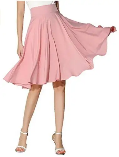 Винтажная Тюлевая юбка-пачка Midi летние розовые юбки женские тонкие эластичные юбки с высокой талией длинные плиссированные юбки юбка женская