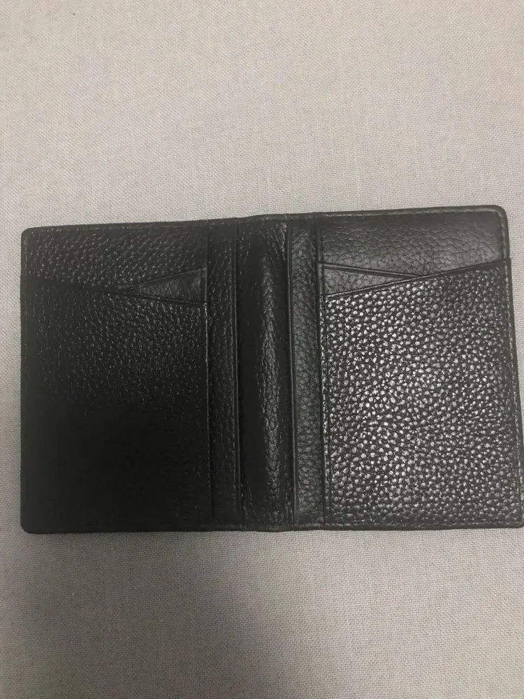 Super Slim Soft Wallet 100% Sheepskin Genuine Leather Mini Credit Card Wallet Purse Card Holders Men Wallet Thin Small photo review