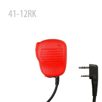

41-12RK Speaker-mic (Red) for 2 pin plug