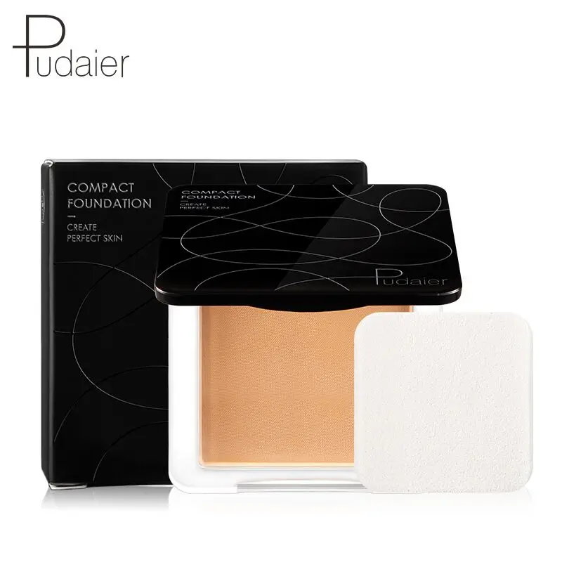 

PUDAIER Soft Translucent Compact Pressed Powder Face Contour Palette Finishing Powder Setting Makeup Bare Mineralize Cosmetic