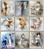Embroidery Counted Cross Stitch Kits Needlework - Crafts 14 ct Medium Size DIY Arts Handmade Decor - White Dreams Collection ► Photo 1/6