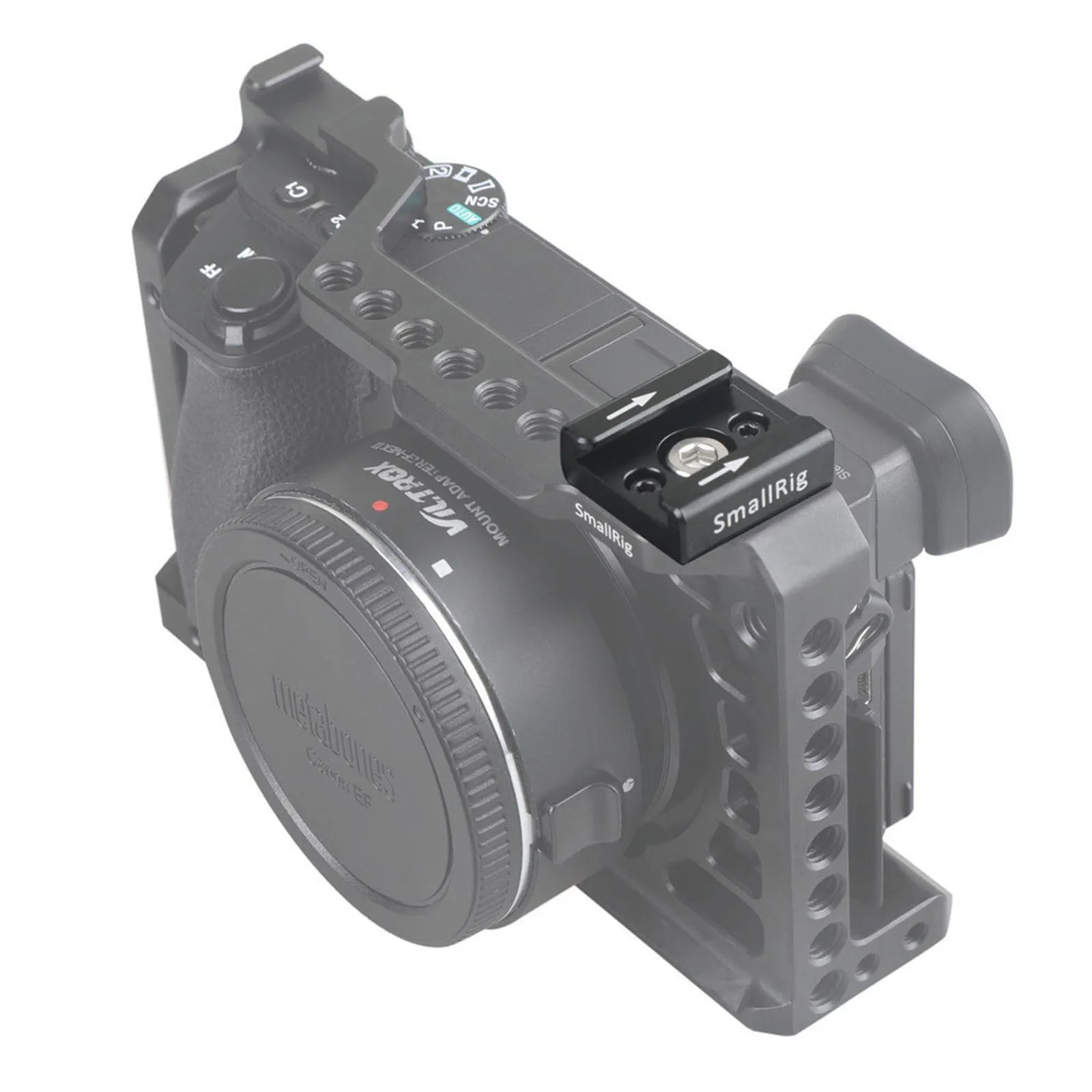 Зажим для камеры SmallRig 2 шт. Алюминиевый Холодный/Крепление-адаптер для горячего башмака с 1/4 крепежными винтами для крепления вспышки светодиодный светильник монитор