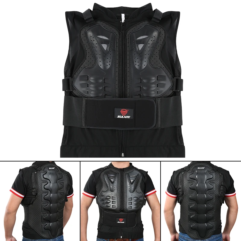 

Outdoor Motorcycle Moto Motorcross Racing Chest Back Protector Gear Motocross Racing Body Protection Armor Jacket Sport Guard