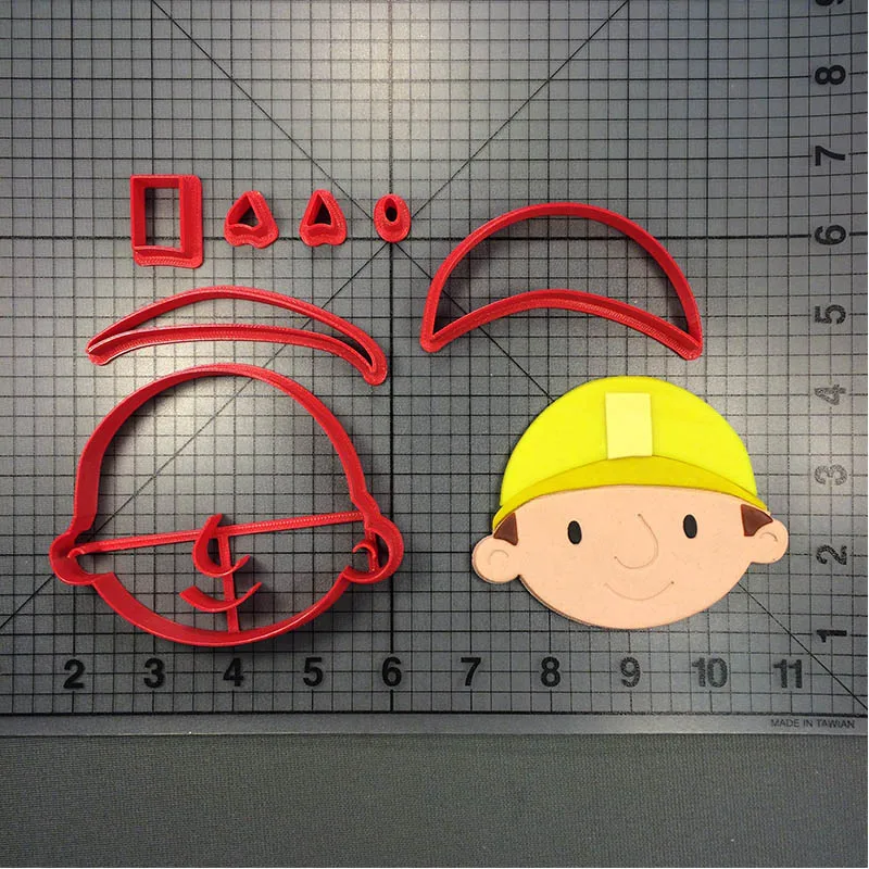 

Moana Bob the Builder Cookie Cutter Cake Decorating Tools Tools Cake Baking Mould Custom 3D printed Bank Fondant Mould