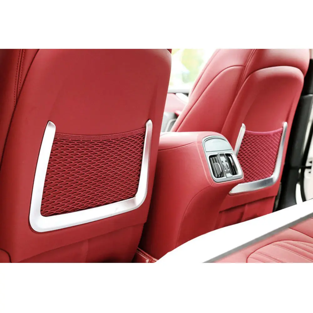 Для Maserati Ghibli 2014-Новинка 2017 года сзади автомобиля на заднем сиденье чистый кадр крышка отделка ABS x2