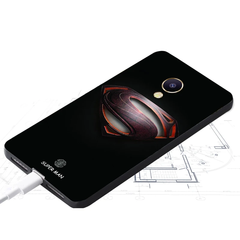 Meizu M5s Case Original Cover for Meizu M5s Case bag Cover Skin Wolf Fish Skull m5s Fundas 100% BiNFUL 3