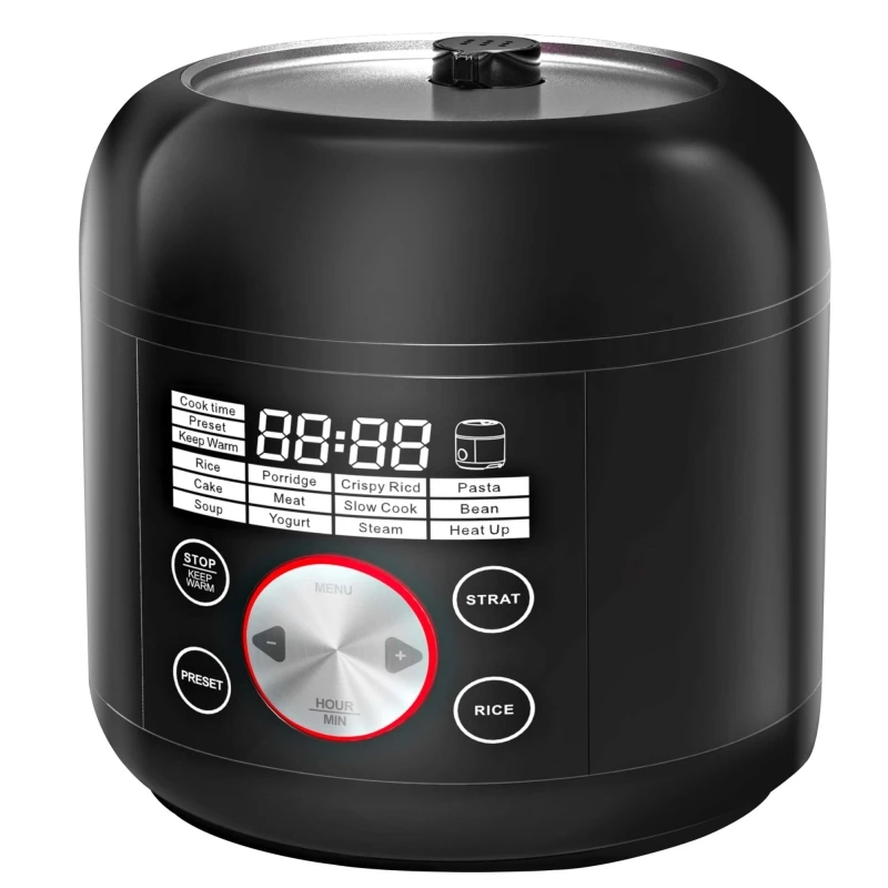 Мультиварка GEMLUX GL-PC-27  (Мощность 700 Вт, чаша объемом 2 л, ЖК-дисплей, 69 программ, функция автоподогрева, антипригарное покрытие, отложенный старт до 24 часов)