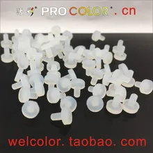 T-type Solid 2.5MM 2.5 2.2 2.3 3/32 MM High Temp Black Transparent Soft Round rubber silicone plug stuffy head stuffy cover cap 54pc high temp silicone rubber powder coating paint solid tapered stopper plug kit color varies according to inventory