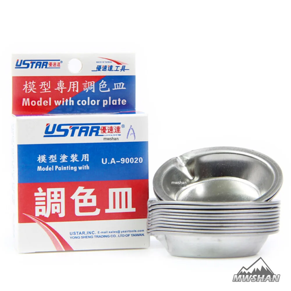 

Ustar 90020A Model Color Plate Paint Palette Model Hobby Painting Tools Fine Accessory
