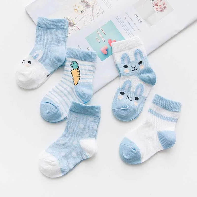 

Soft Cotton Cartoon Baby Socks Spring Summer Cute Infant Baby Socks Boy Girl Ultrathin Casual Mesh Children cotton Socks