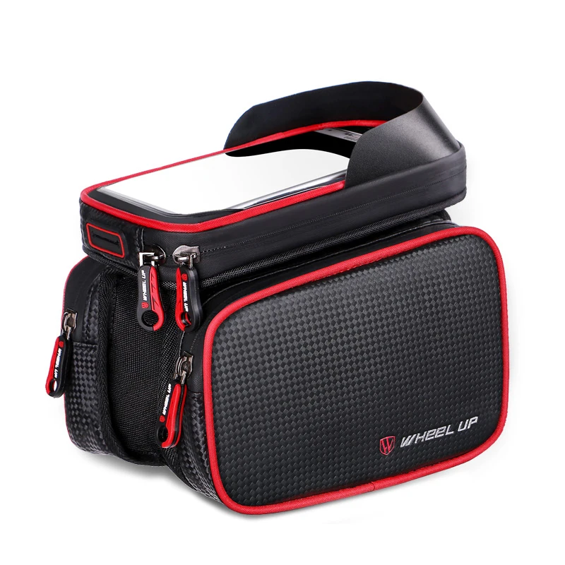 

2018 New 6.2 Inch Waterproof TPU Touch Screen Bike Bags MTB Road Bicycle Front Frame Top Tube Bag Cell Phone Bicycle Cycling Bag