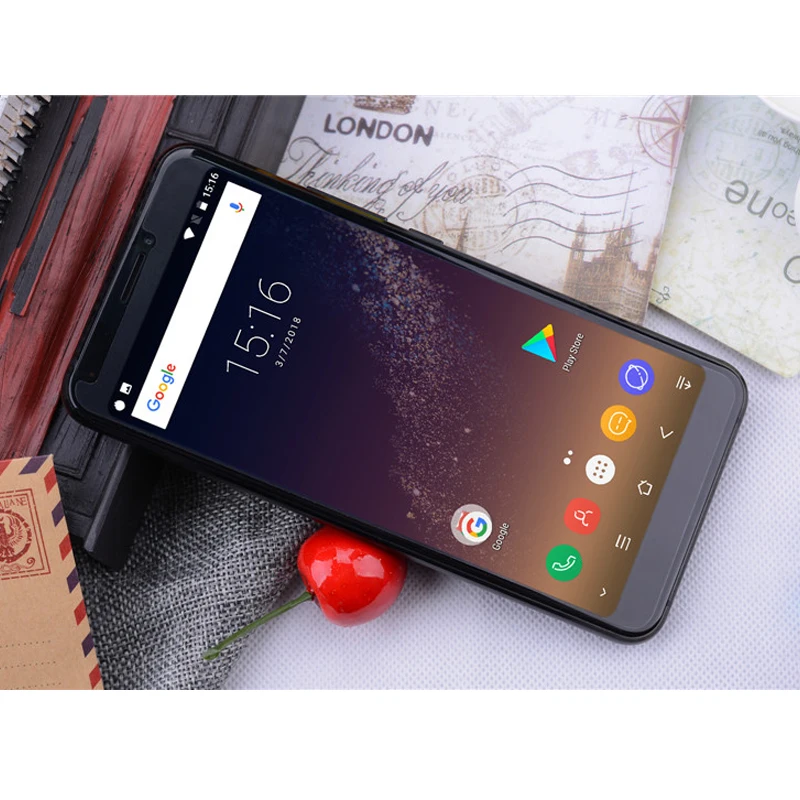 Blackview S6 4G смартфон с двумя sim картами 18:9 отпечатков пальцев 5 7 дюйма HD + мобильный