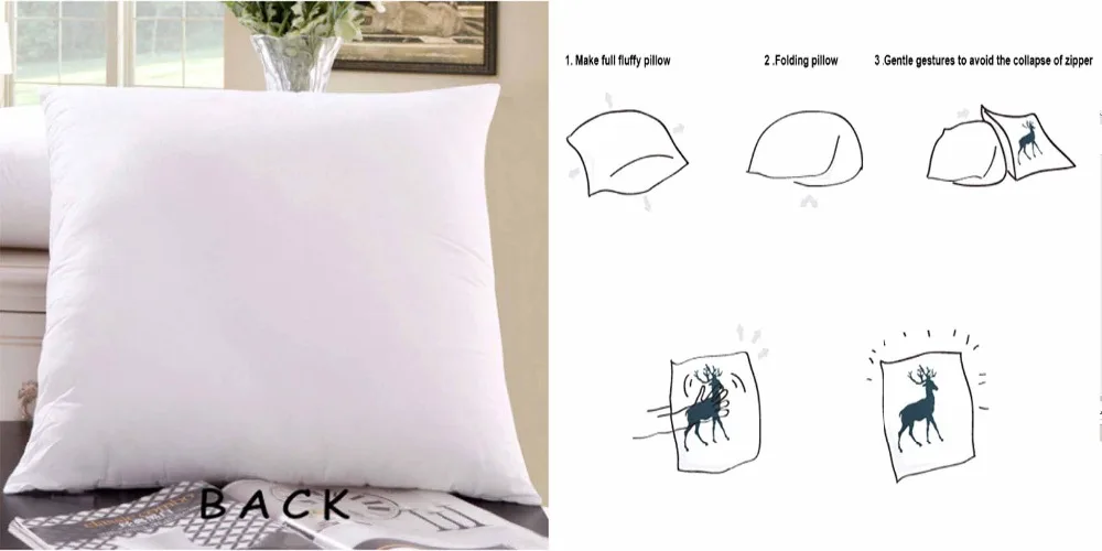 Details about   Pillowcase Home Textile Decorative Black White Flower Print Throw Bedding Cover 