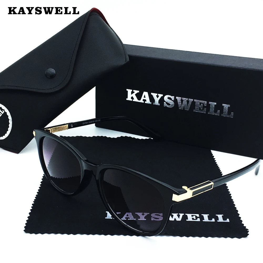 

KAYSWELL Sunglasses Women Brand Designer Retro Vintage UV400 Sun Glasses Shades Eyewear D1701