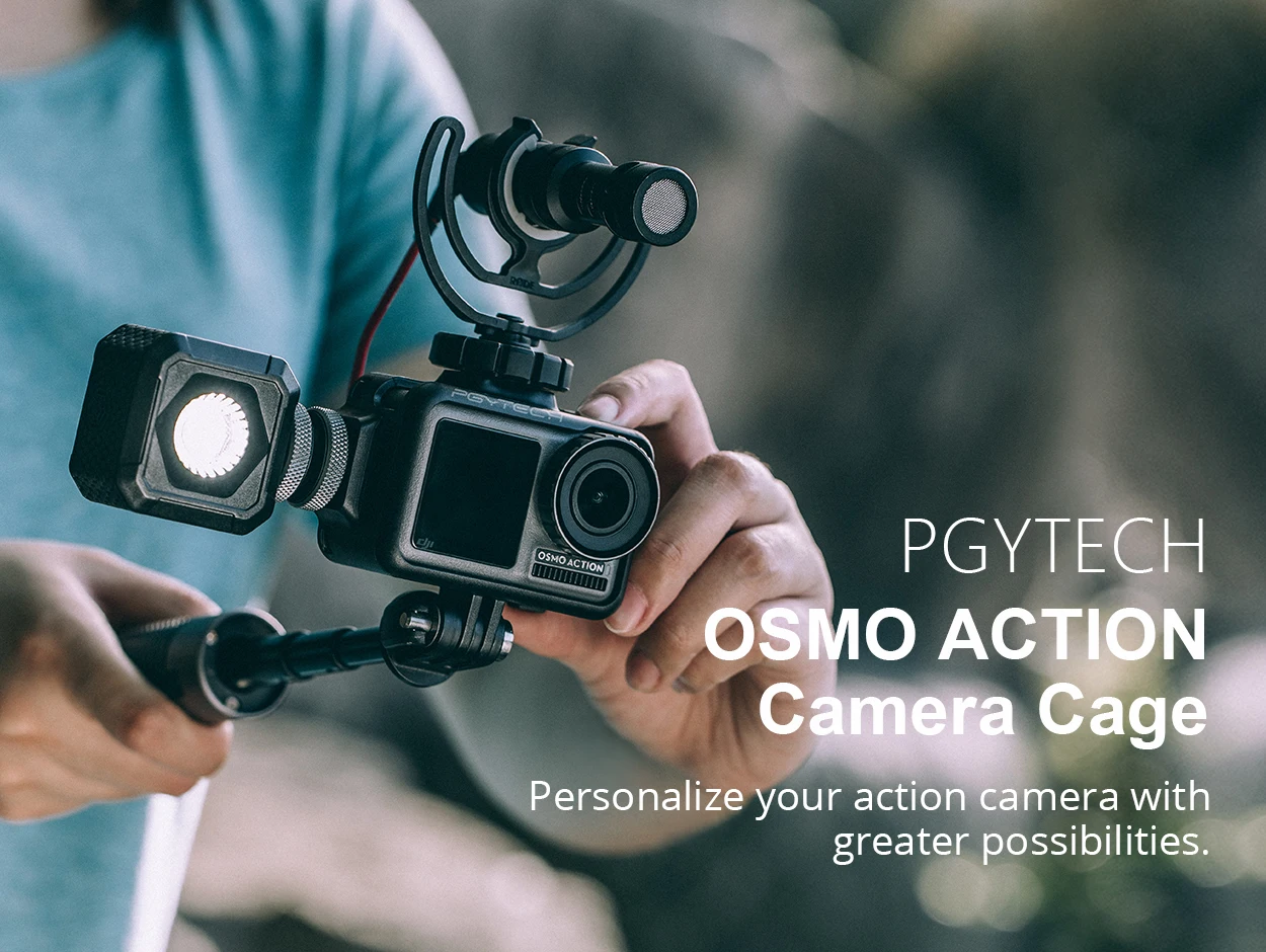 PGYTECH OSMO защитный чехол для камеры для DJI Osmo ACTION Sport camera Frame Cover Shell аксессуары для корпуса