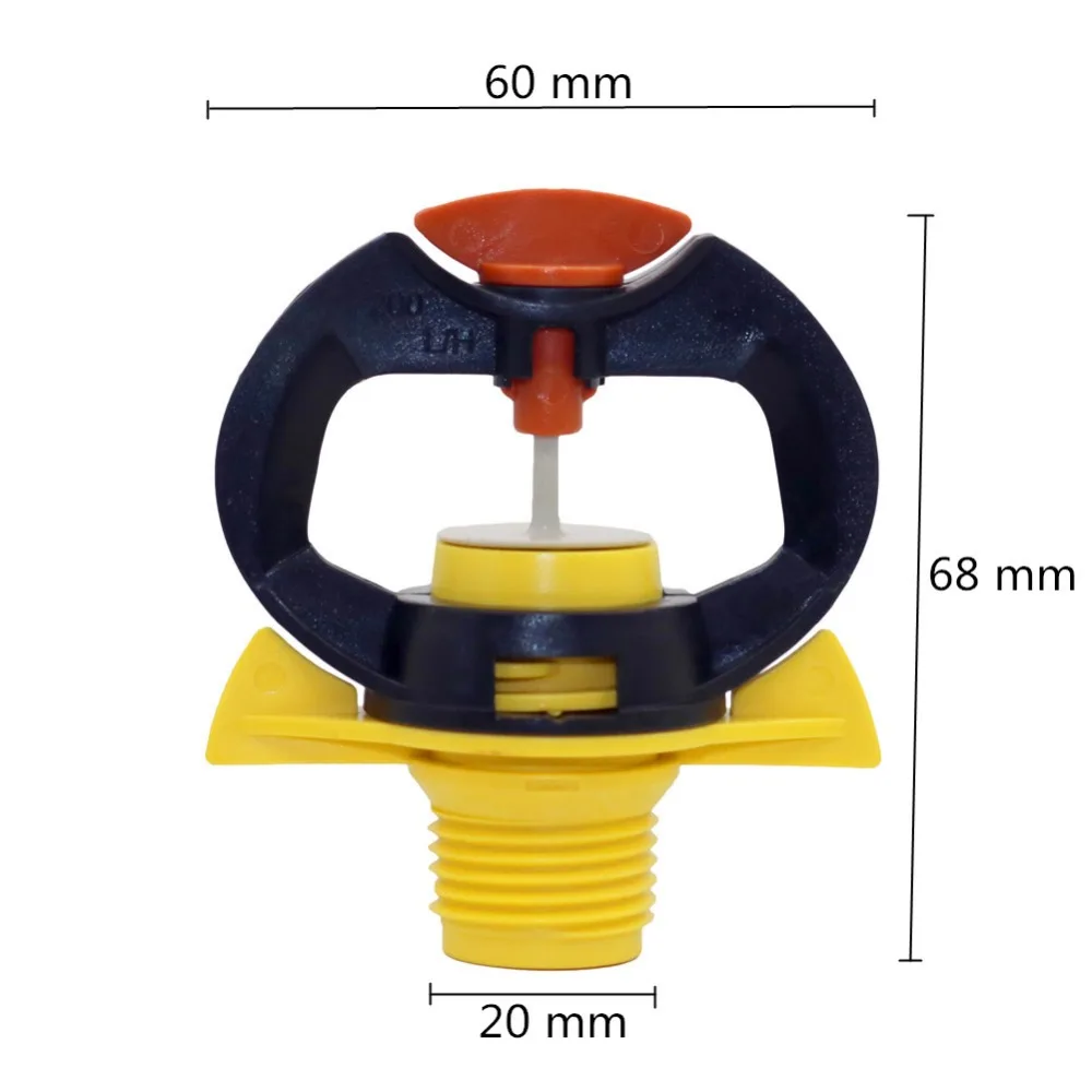 Насадка в форме бабочки 360 Спринклерные сельскохозяйственные Оросители для полива садовых инструментов и оборудования 50 шт