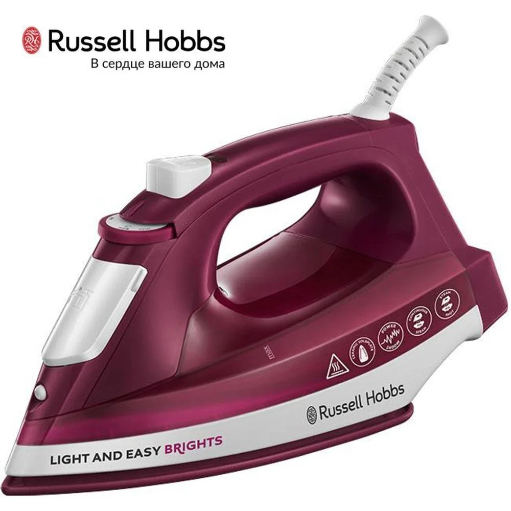 Утюг Russell Hobbs 24820 56 утюг мини паровой парогенератор для одежды Утюги Электрический