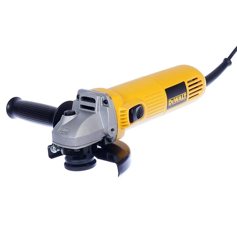 Машина шлифовальная угловая DeWalt DWE4015 (Мощность 730 Вт, 10000 об/мин холостого хода, диск 125 мм, блокировка шпинделя, поворотная рукоятка)