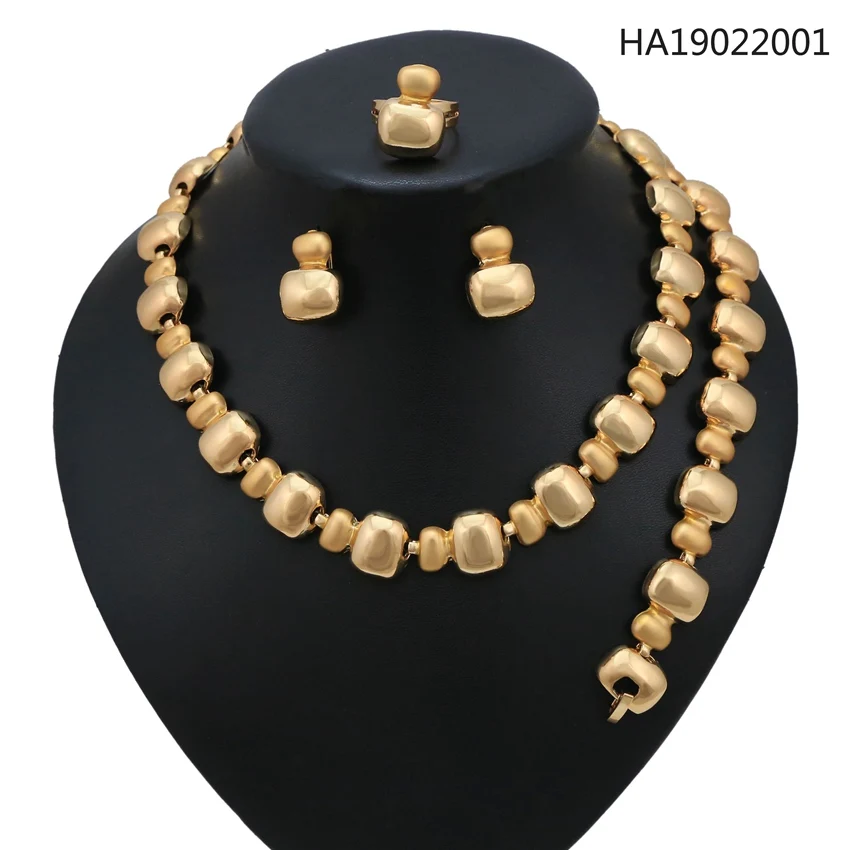 

Stone Jewellery Set Crystal Bridal Wedding Necklace Simple Jewellery Set