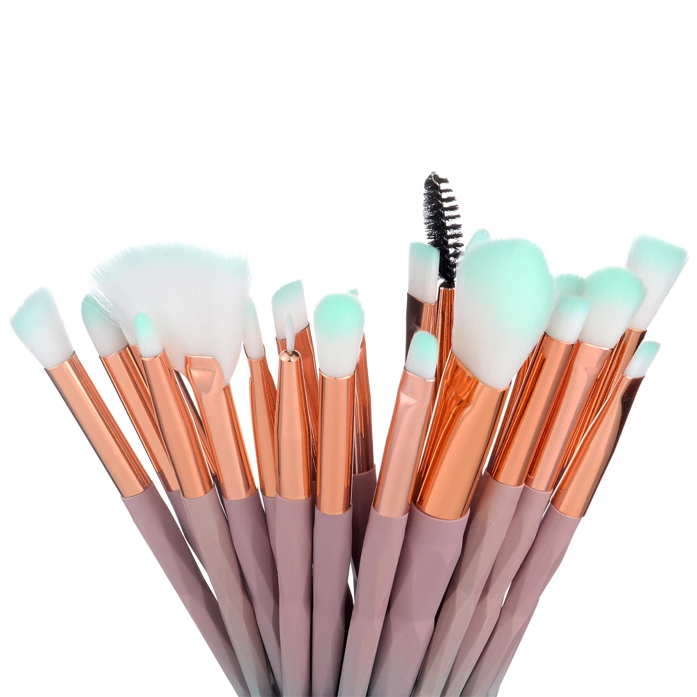 FLD 20Pcs Professional Eyelash Makeup Brushes Set Eye 10 11