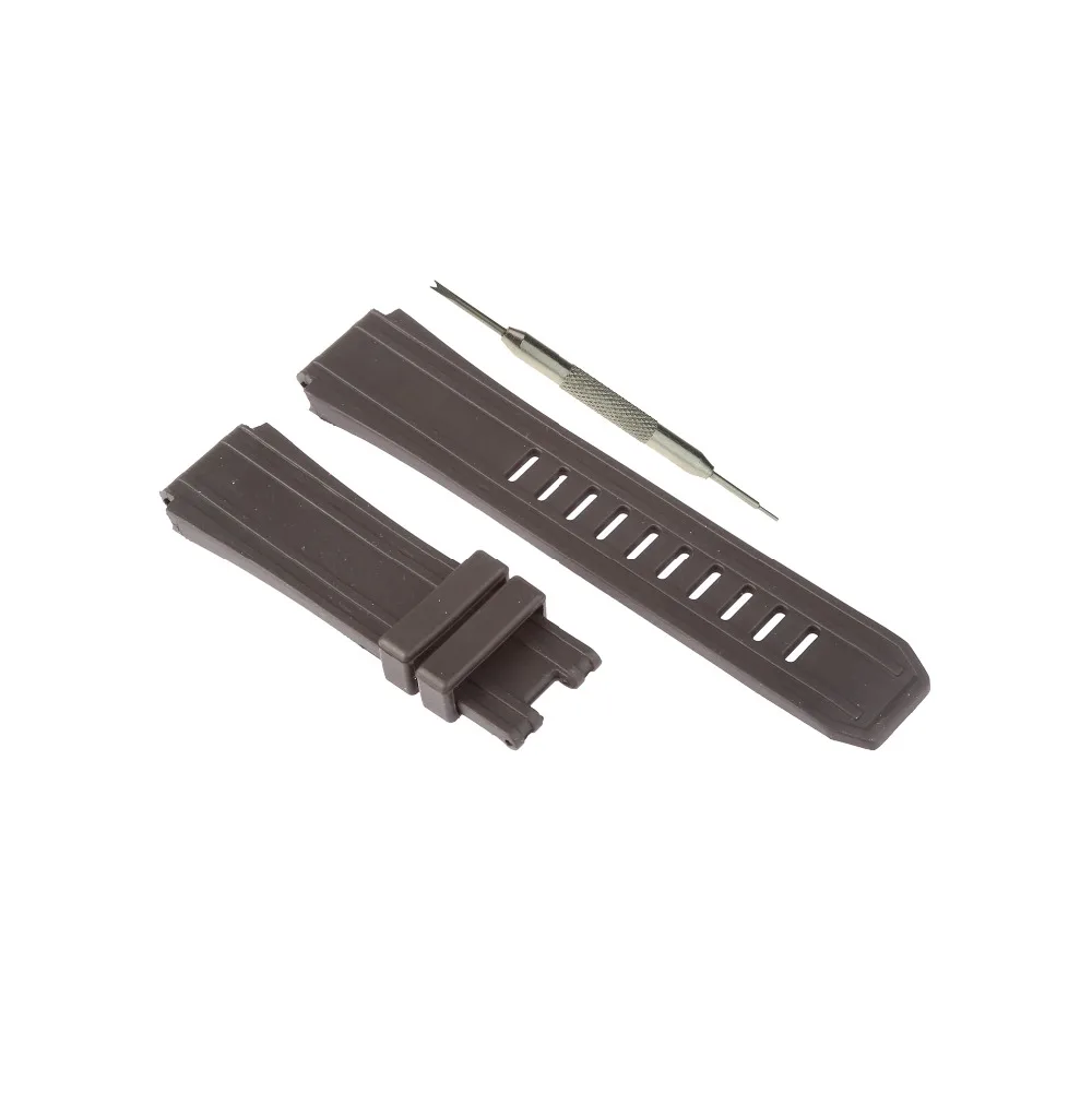 

MDNEN Watch Band Fits For Luminox Sentry 0200 Series 20x26mm Black Rubber Watch Band Strap | Free Spring Bar Tool