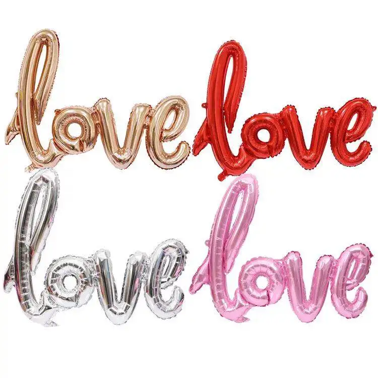 

Большой Размеры 108x64 см гигантские связывающий бокал для шампанского Красный LOVE фольгированный шар романтический свадебный подарок на день...