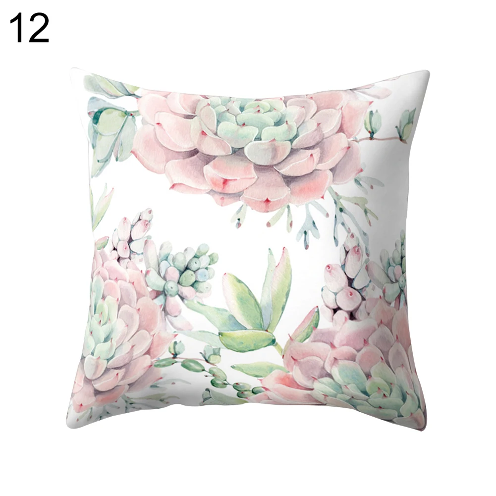 Современный дом Цветочный принт Наволочки кровать талии Пледы|printed pillow case|pillow case