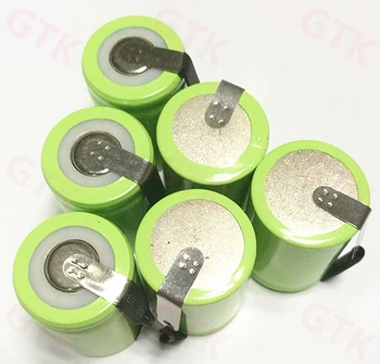 

GTK 30 pcs NIMH 4/5 SC 1.2V 2500mAh high rate rechargeable battery diy battery pack for sweeper vacuum+free shipping