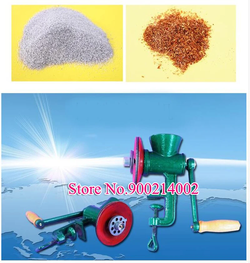 

Grain Flour Mill Grinding Miller Pulverizer Chili /Soybean/Rice/Wheat/Corn Hand Crank Oats Meat Grinder Grinding Tool