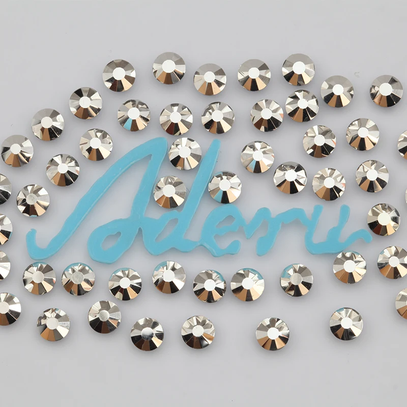 

aderu crystal labrador 821 super shiny lead free crystal hot fix rhinestone for nail art ornament garment shoe car decoration