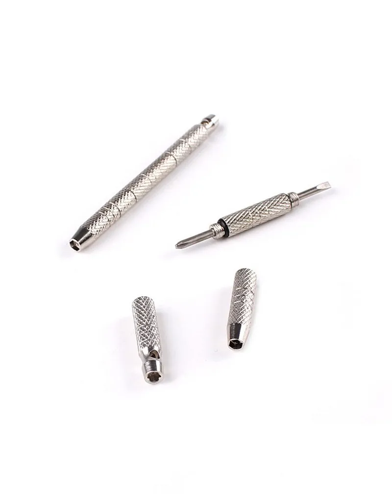 10Pcs 4 in 1 Multi Bit Mini Screwdriver Glasses Eyeglass Watch Repair