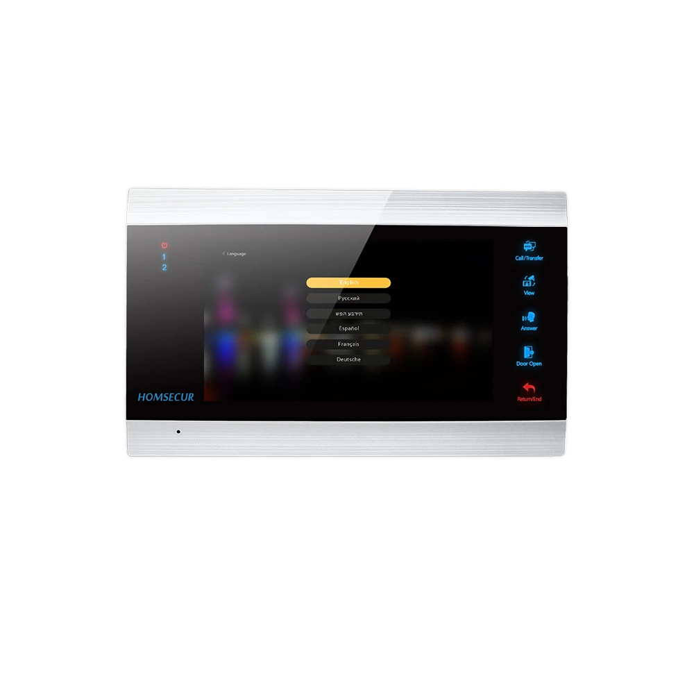 HOMSECUR " проводной AHD1.3MP видео домофон система с одной кнопкой разблокировки, запись и снимок(BM705HD-B+ BC031HD-B