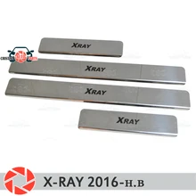 Для Лада X-Ray-дверные пороги, ступенчатая панель, Защитная панель для стайлинга автомобиля, декоративная внутренняя формовочная Дверная панель