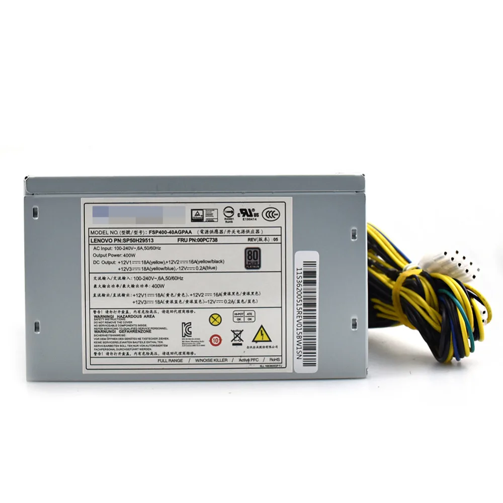 Для lenovo FSP400-40AGPAA сервер питание 400 Вт 10pin с видеокартой 6pin