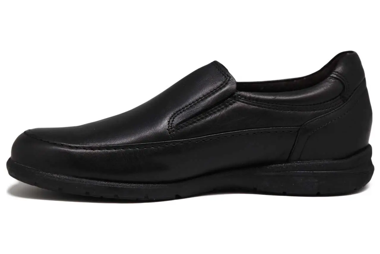 Hombre Zapatos fluchos 8499 Negro Fluchos Piel marrón dxgHnwxqWA