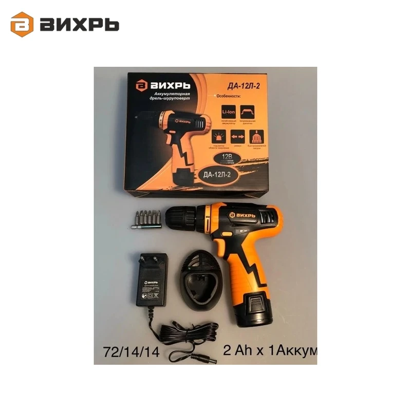 цена Cordless screwdriver DA-12L-2 VIHR